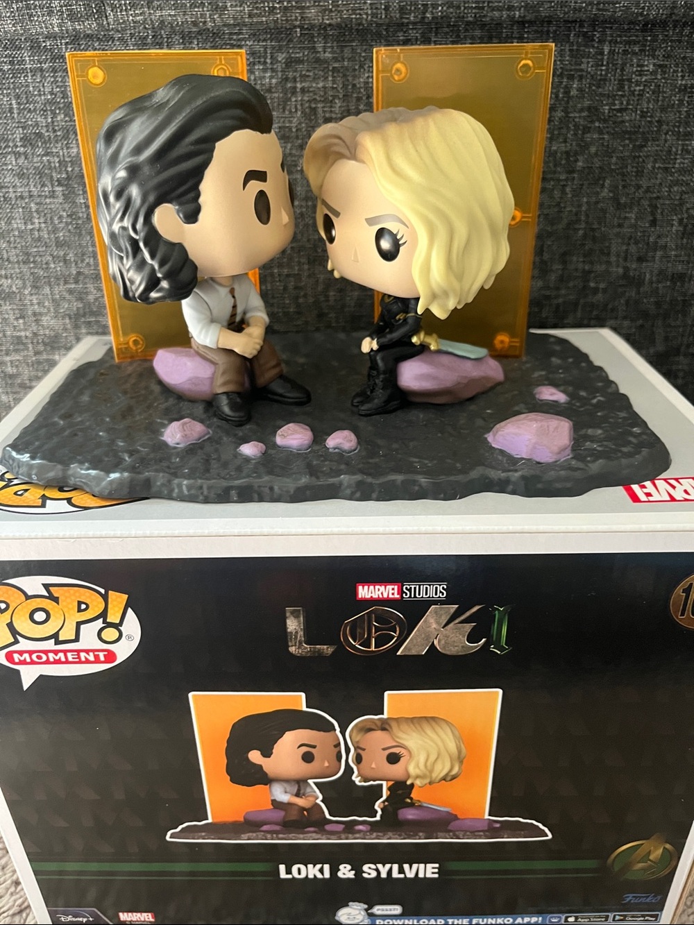 Funko Pop Moment Marvel Studios Loki and Sylvia